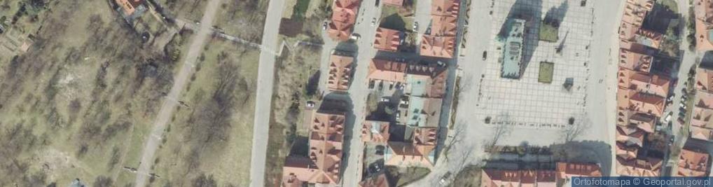 Zdjęcie satelitarne PL Sandomierz Synagoga