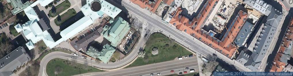 Zdjęcie satelitarne PL Warsaw Pałac Młodziejowskich