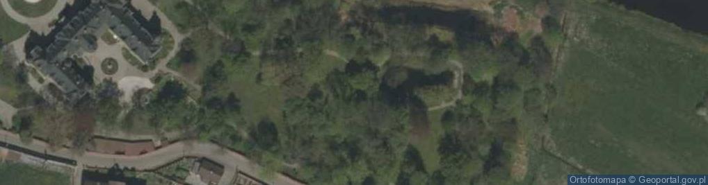 Zdjęcie satelitarne Pławniowice - Park przypałacowy 01