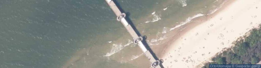 Zdjęcie satelitarne Plaża Międzyzdroje