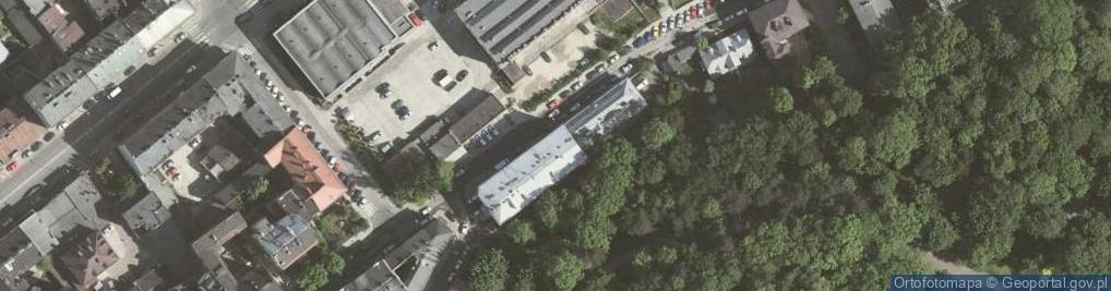 Zdjęcie satelitarne Pod Lipkami Mansion, 18 Zamoyskiego street,Podgorze, Krakow,Poland 
