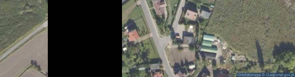 Zdjęcie satelitarne Podanin church