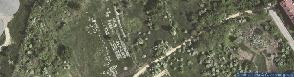 Zdjęcie satelitarne Podgorze old Jewish cemetery, 25 Jerozolimska street,Podgórze,Krakow,Poland