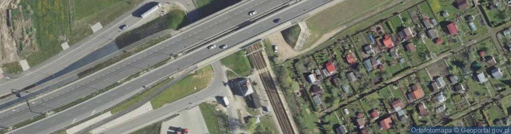 Zdjęcie satelitarne Podlaskie - Białystok - Białystok Bacieczki train station - station