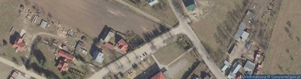 Zdjęcie satelitarne Podlaskie - Czarna Białostocka - Czarna Wieś Kościelna - Zespół szkół - front