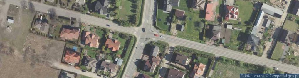 Zdjęcie satelitarne Podlaskie - Dobrzyniewo Duze - Fasty - droga