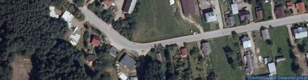 Zdjęcie satelitarne Podlaskie - Knyszyn - Nowiny Kasjerskie - droga