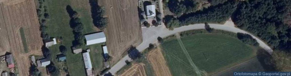 Zdjęcie satelitarne Podlaskie - Knyszyn - Nowiny Kasjerskie - kaplica MB M
