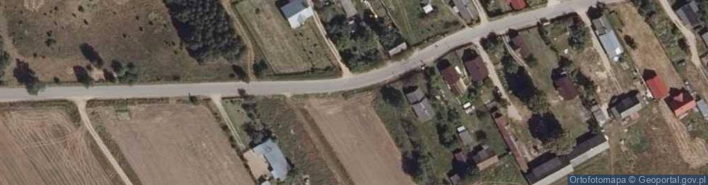 Zdjęcie satelitarne Podlaskie - Knyszyn - Poniklica - droga