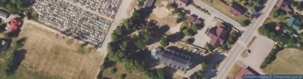 Zdjęcie satelitarne Podlaskie - Krypno - Krypno - Kolegiata NMP - Kapliczka siedemiu boleści NMP - 6- Pan Jezus na łonie swej matki