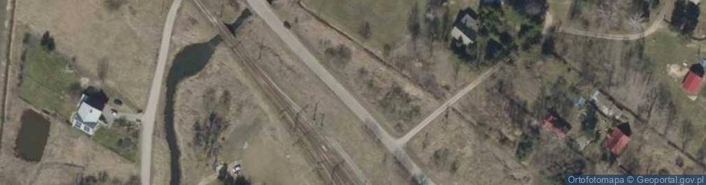 Zdjęcie satelitarne Podlaskie - Krypno - Stacja Knyszyn - TKt48-138 - widok NE 