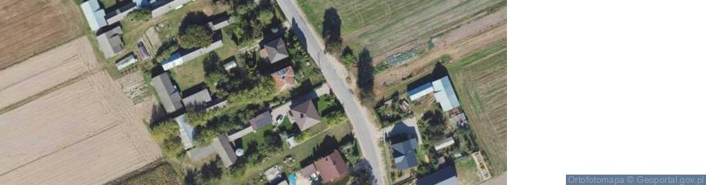 Zdjęcie satelitarne Podlaskie - Mońki - Ciesze - SSE - droga - v-NNW