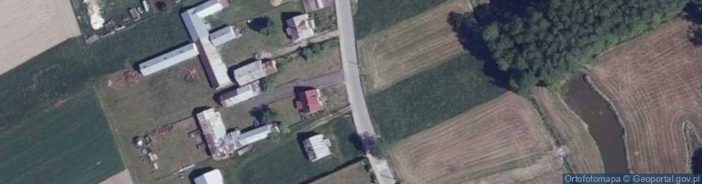 Zdjęcie satelitarne Podlaskie - Mońki - Dziękonie - NCtr - droga - v-SSE