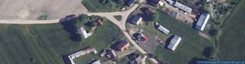 Zdjęcie satelitarne Podlaskie - Mońki - Lewonie - NE - droga - v-SE