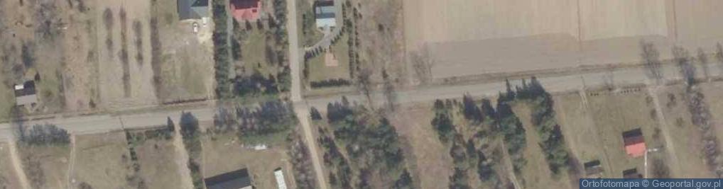 Zdjęcie satelitarne Podlaskie - Suraż - Lesznia - krzyż E