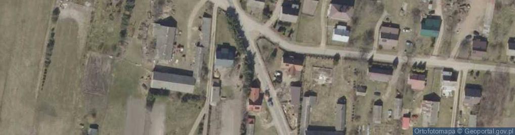 Zdjęcie satelitarne Podlaskie - Turośń Kościelna - Dobrowoda - Krzyż