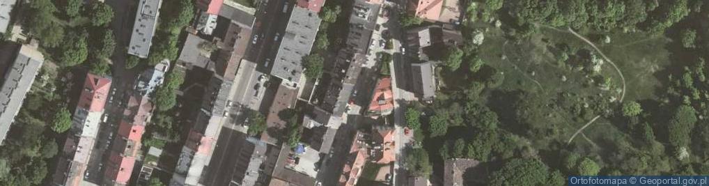 Zdjęcie satelitarne Podskale Villa, 1 Podskale street,Podgorze, Krakow,Poland 