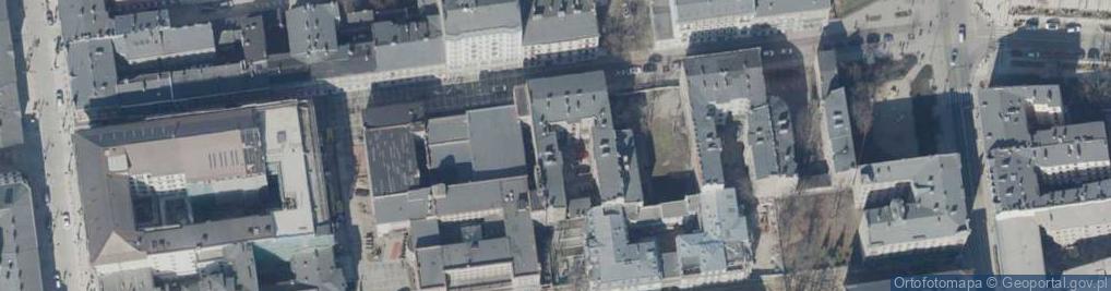 Zdjęcie satelitarne Podwórze, ulica Traugutta, Łódź 2010 05 02