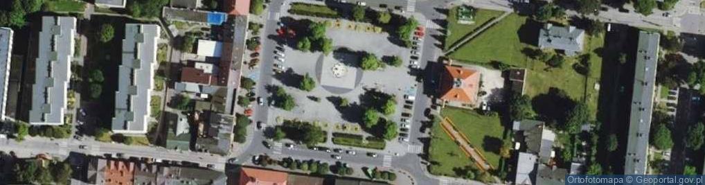 Zdjęcie satelitarne POL Błonie townhall