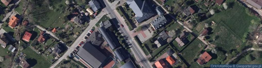 Zdjęcie satelitarne POL Bystra Śląska Krzyż przydrożny 2