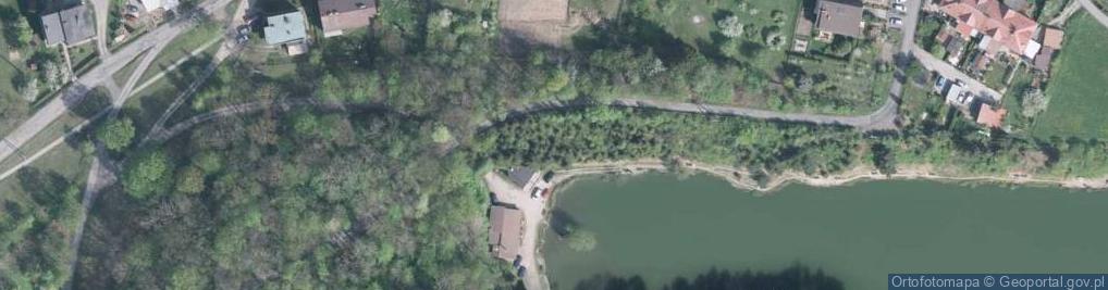 Zdjęcie satelitarne POL Goleszów Jezioro Ton - panorama