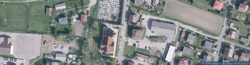 Zdjęcie satelitarne POL Goleszów Kościół Michała Archanioła 1
