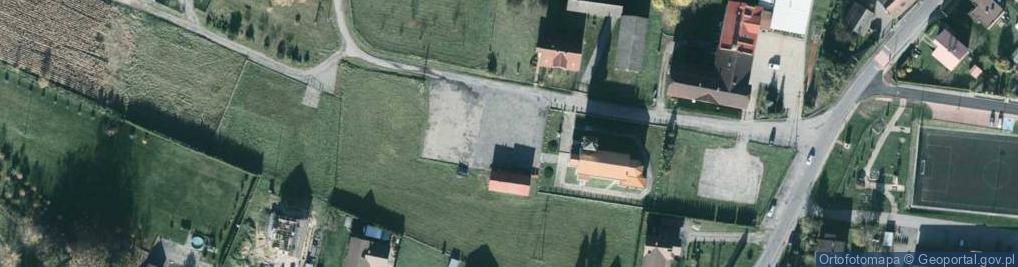 Zdjęcie satelitarne POL Hażlach Kościół św. Bartłomieja