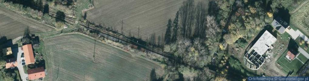 Zdjęcie satelitarne POL Jasienica Przystanek kolejowy 2