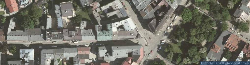 Zdjęcie satelitarne POL Kraków - teatr Bagatela