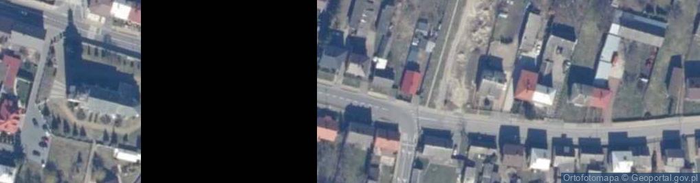 Zdjęcie satelitarne POL Lipsko church