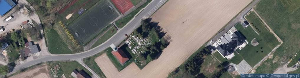 Zdjęcie satelitarne POL Mazańcowice Cmentarz EA 4