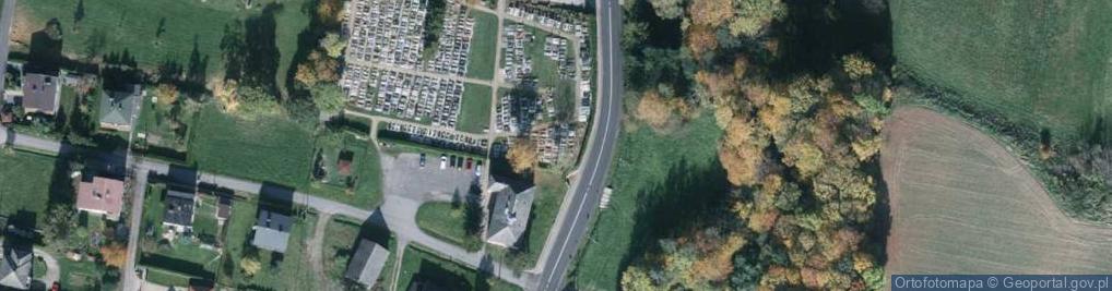 Zdjęcie satelitarne POL Międzyrzecze Górne - główna ulica