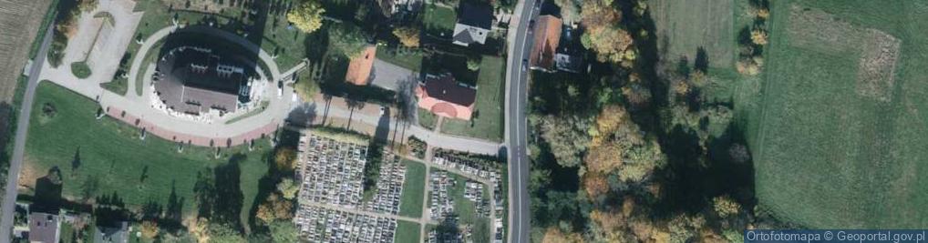 Zdjęcie satelitarne POL Międzyrzecze Górne Parafia św. Marcina