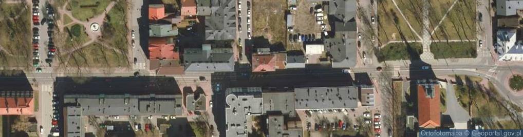 Zdjęcie satelitarne POL Nowy Dwór main street