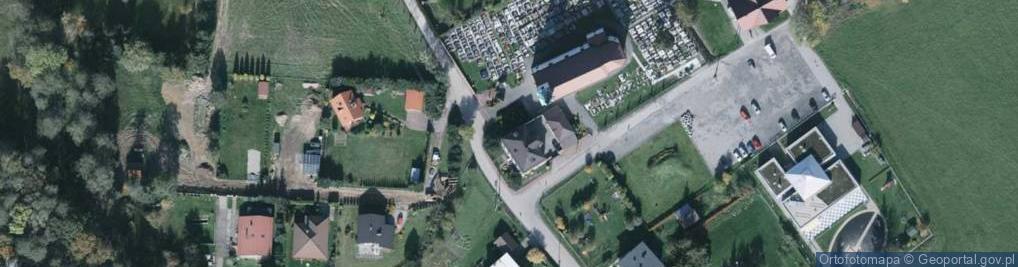 Zdjęcie satelitarne POL Ochaby Rzymskokatolicka parafia św. Marcina