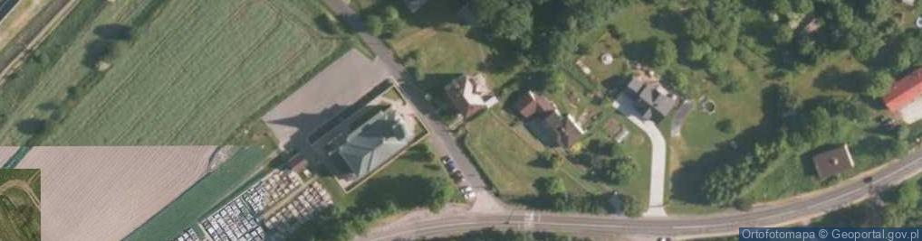 Zdjęcie satelitarne POL Ogrodzona Kościół 1