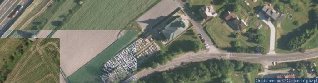 Zdjęcie satelitarne POL Ogrodzona Kościół 2