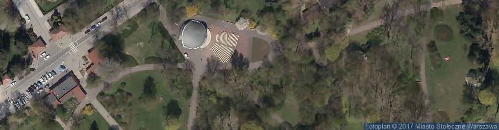 Zdjęcie satelitarne POL Park Praski-muszla koncertowa