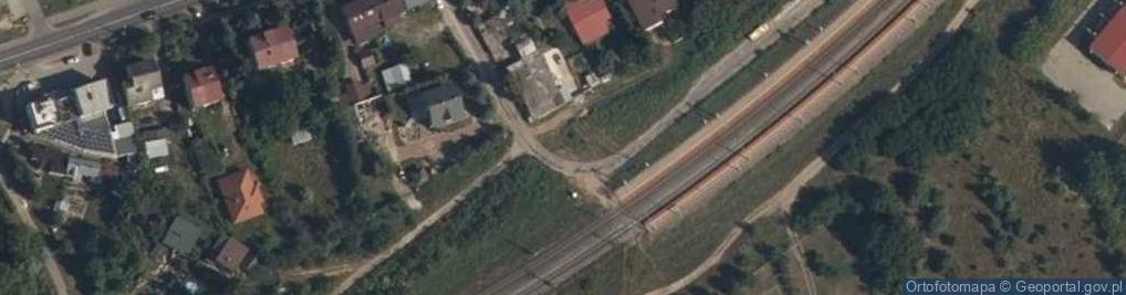 Zdjęcie satelitarne POL Pomiechówek train station