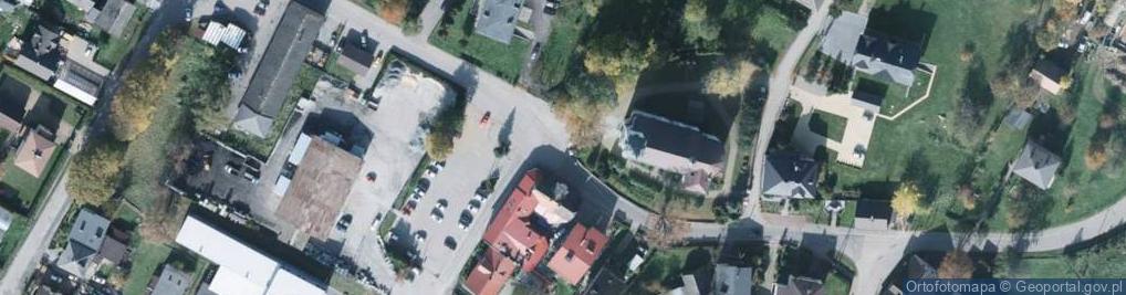 Zdjęcie satelitarne POL Rudzica Kościół Narodzenia św. Jana Chrzciciela