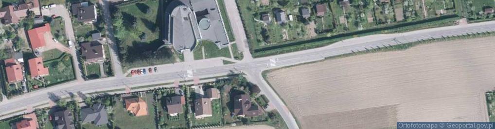 Zdjęcie satelitarne POL Ustroń-Hermanice Kościół NMP Królowej Polski 1