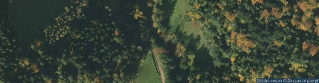 Zdjęcie satelitarne POL Voivodeship road Wierchomla Wielka