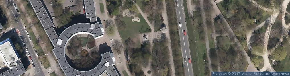 Zdjęcie satelitarne POL Warsaw 1stArmy soldier monument 01