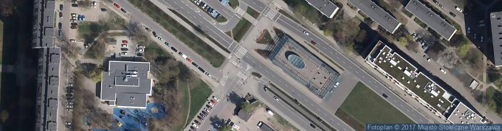 Zdjęcie satelitarne POL Warsaw A22metrostation