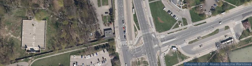 Zdjęcie satelitarne POL Warsaw JCP cemetery gate1
