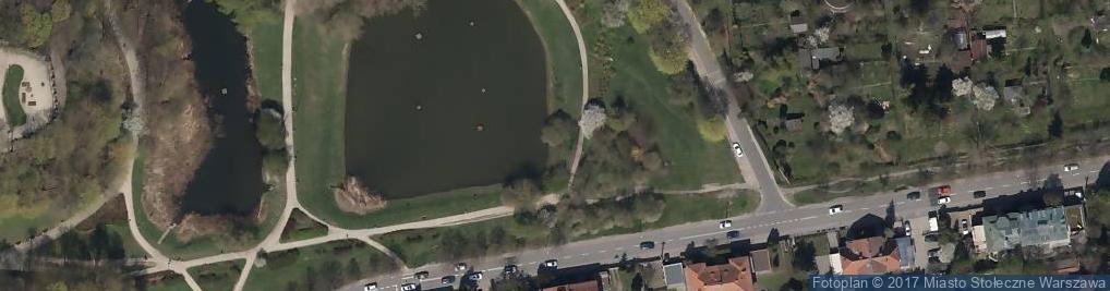 Zdjęcie satelitarne POL Warsaw Królikarnia stawy