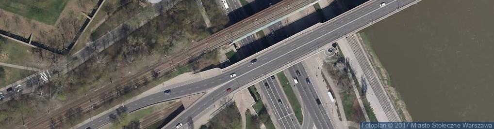 Zdjęcie satelitarne POL Warsaw Most Gdański
