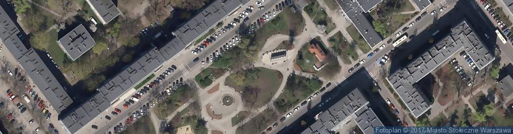 Zdjęcie satelitarne POL Warsaw Plac Hallera