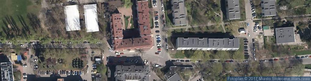 Zdjęcie satelitarne POL Warsaw Szpital Wolski adm building