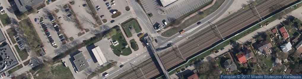 Zdjęcie satelitarne POL Warsaw warszawa Ursus townhall